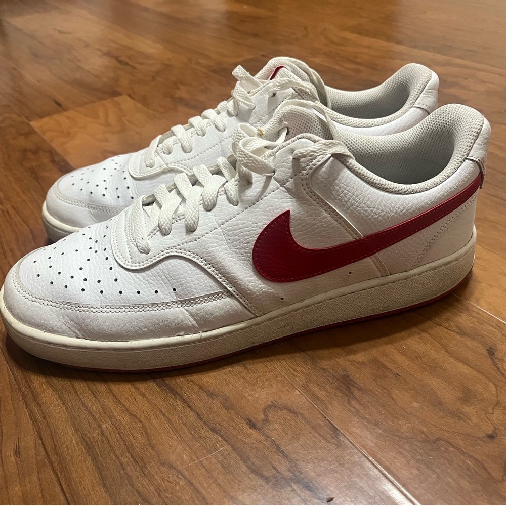 Nike Court vision red and white size 10.5 men’s